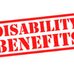 Disability benefits sign